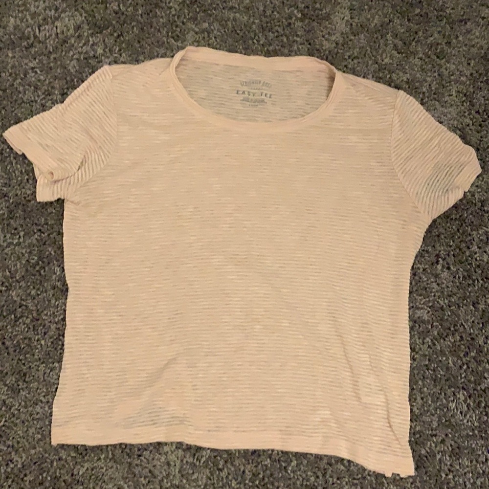 Aeropostale Seriously Soft Easy Tee in Light Pink